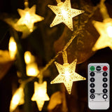 Homeleo Star LED Lights, Cool-Touch Battery String Lights Safe for Nursery & Pet Areas, with 6H Timer