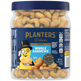 PLANTERS Fancy Salted Cashews – Clean-Label Wellness Snack with 5g Protein for Office Desk and Home Pantry, 26 oz Jar