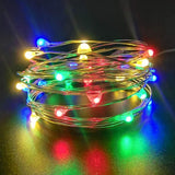 Lumicharm Indoor Fairy String Lights with Timer – Aesthetic Living Room Decor, Flexible Silver Wire LED Strand for DIY Centerpiece Jars