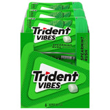 Trident Vibes Spearmint Rush Sugar-Free Chewing Gum – Workday Focus and Fresh Breath for Open Office Teams, 240 Pieces