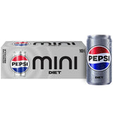 Pepsi Real Sugar Mini Cans, 7.5oz (10 Pack) – Classic Taste Ritual for Relaxing Evenings