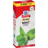 McCormick Pure Mint Extract 2 fl oz – Cozy Holiday Gift for Mom, Clean-Label Baking Pantry Staple for Mint Desserts