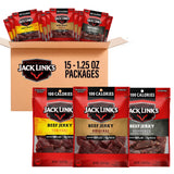 Jack Link's Beef Jerky Variety Pack – Lean Beef Snack for Fitness Routines and Macro Friendly Diets