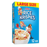 Kellogg's Rice Krispies Cereal – Nostalgic Care Package Treat for College Move-In Day, Big 24oz Box