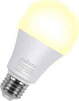 Aukora PIR Motion Light Bulbs – Smoke-Free Dusk to Dawn Safety Lighting for Bedrooms, Nurseries and Senior Living Spaces