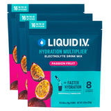 Liquid I.V. Hydration Multiplier - Golden Cherry | Hydration Booster Stick Packs for Self-Care and Hangover Recovery