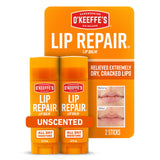 O'Keeffe's Lip Repair Unscented Stick - Hiking Backpack Lip Care for High-Altitude Cracked Lips
