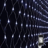 LYHOPE IP44 Waterproof Net Lights – Smokeless, Heat-Free Christmas Mesh for Nursery, Child's Bedroom, and Family Yard