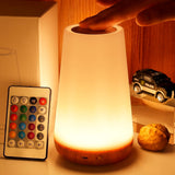 THAUSDAS Bedside Lamp Gift Set for Women and Mothers – Cordless Rechargeable Night Light with 4 Brightness Levels Ideal for Housewarming and Holidays