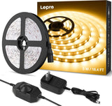 Lepro 16.4ft LED Strip – Under Cabinet Task Light for Cooking, Reading, and Late Night Work Sessions