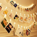 Dopheuor Starry Fairy Clip String – Valentine's Day Gift for Her with Twinkle Photo Display