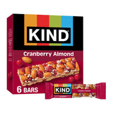 KIND Nut Bars School Safe Snack Box – Individually Wrapped Almond Bars for Carpool Rides and Recess