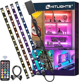 HitLights Small LED Strip Lights – Background Lighting for Video Calls and Streaming Studio, 4ft Bias Light Kit