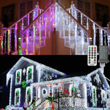 Brizled Icicle Lights 29ft – Kids Room Christmas Lights, Auto-Off Timer 6H/8H Multicolor Fun