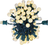 LYCKLIG Globe String Lights – Designer-Quality Ambient Lighting, 2300K Warm White Glass Globes for Upscale Living Spaces