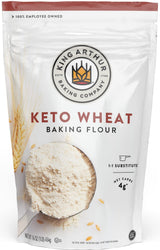 King Arthur Keto Wheat Baking Flour – Allergy-Safe Flour for Family Baking Days, 1:1 Low-Carb Substitute, 1 lb