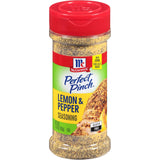 McCormick Perfect Pinch Lemon & Pepper Seasoning – Low-Salt Flavor Booster for Heart-Smart Home Cooking