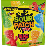 SOUR PATCH KIDS Big Kids Soft & Chewy Candy for Kids' Lunch Boxes, 12 oz Share Bag of Assorted Fruit Flavors