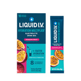Liquid I.V.® Hydration Multiplier - Passion Fruit | B-Vitamin Electrolyte Drink Mix for Office Focus and Energy Support | 1 Pack (10 Servings)