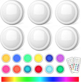 Brilliant Evolution Battery Puck Lights, Practical Holiday Gift for Mom and Home Decor Lovers with Remote and Timer