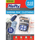 Hefty Shrink-Pak Storage Bags that Complement Living Room Decor, Free Up Space for Furniture and Style