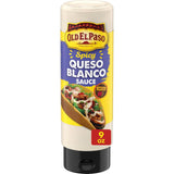 Old El Paso Taco Sauce Queso Blanco for Dining Table Squeeze Bottle Drizzle Topping