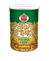 Better Made Potato Sticks 5oz Canister - One Clean Ingredient Snack for Minimalist Kitchens, Simple Lunchboxes, and Uncluttered Counters