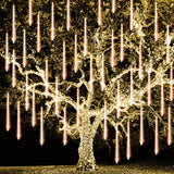 TW SHINE Family Friendly Meteor Shower Lights Outdoor and Indoor, 7V Cool Touch Tubes for Backyard and Nursery Decor