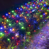 Dazzle Bright Mesh Net Lights – Simple String Lights for Uncluttered Home, Green Wire 9.8ft x 6.6ft