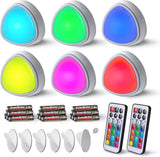 EverBrite Push Light – Color-Changing Mood Light for Entryways and Hallways, Remote Controlled
