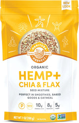 Manitoba Harvest Hemp Hearts Chia and Flax – Portable Omega and Protein Source for Office Kitchens and Gym Bags