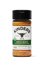 Kinder's Organic Santa Maria Rub – USDA Organic Spice Blend for Guilt-Free Family Meals