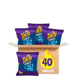 Takis Blue Heat 1 oz Bulk Pack - Holiday Gift Alternative for Hard to Shop for Teens and Road Trippers, 40 Single-Serve Bags