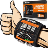 WEARXI Magnetic Tool Wristband – Safer Fastener Handling for Older Adults, Gentle No-Pinch Wrist Strap for Limited Dexterity