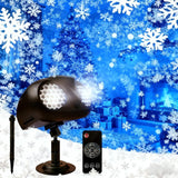 Lumastro Indoor Snowflake Projector – Living Room and Entryway Ambiance Light with 270° Adjustable Heads