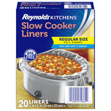 Reynolds Kitchens Slow Cooker Liners – Set-and-Forget Cleanup Solution for Home Office Meal Planning