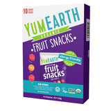 YumEarth Organic Gummy Snacks - Peanut Free Dye Free Snack for School Allergy Zones, 10 Count