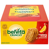 belVita Cranberry Orange Breakfast Biscuits – Less-Waste Bulk Box for Intentional Grocery Shopping, 14.08 oz Value Pack