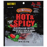 Old Wisconsin Hot & Spicy Sausage Sticks – Office Pantry Protein for Busy Professionals
