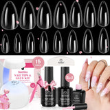 Beetles Gel Nail Kit Etch-X – Work-from-Home Ritual, Salon-Quality Gel Tips in 12 Sizes