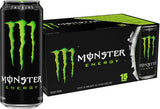 Monster Green Original Energy 15-Pack 16oz Cans – Pre-Workout and Mid-Training Power for Active Lifestyles
