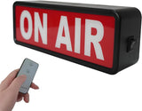 ON AIR Sign LED Light – Battery-Powered Occupancy Sign for Voice-Over and Work Sessions