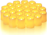 Homemory LED Tealight Set – Fire Hazard Free Fake Candles for Apartments, Nursing Rooms, and Assisted Living Spaces, 24 Pack
