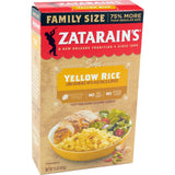 Zatarain's Family Size Yellow Rice, 15 oz – Mild Yellow Rice Mix for Picky Eaters and Family Meals