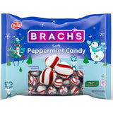 Brach's Holiday Soft Peppermint Candy – Hygienic Individually Wrapped Christmas Sweets for Kids' Party Favors and Candy Bowls, 10oz Bag