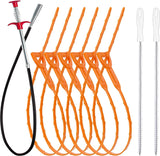Drain Snake and Cleaning Brush Kit – Minimalist Bathroom Sink and Tub Maintenance Essentials