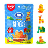 Amos Peelerz Mango Gummy Candy – Playground Playdate Party Favor for Children, Mini Fruit Gummies 2.19oz (Pack of 8)