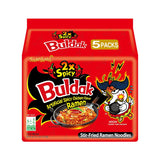 Samyang Buldak Hot Chicken Noodle 5-Pack – White Elephant and Stocking Stuffer for K-Food Fans