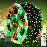 WATERGLIDE Multicolor String Lights 328 FT – Weatherproof Backyard, Porch & Fence Lighting with Remote