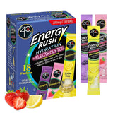 4C Energy Rush Electrolyte Stix – Single-Serve Hydration Packets for the 2:30pm Work Slump, Lemonade Strawberry Grape